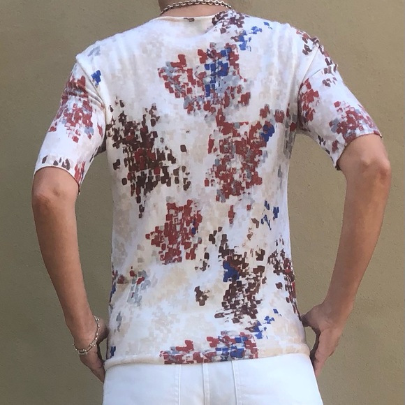 STUNNING TSE cashmere top/ cardigan floral like/ abstract - Picture 2 of 8